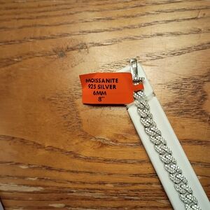 Silver Moissanite Bracelet